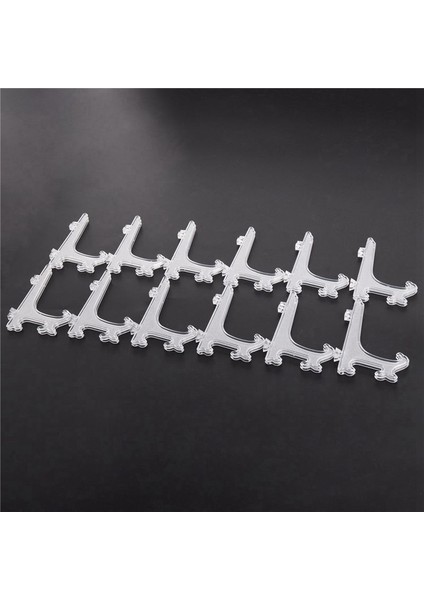 48PCS Şeffaf Plastik Şövale Plaka Tutucular Ekran Bulaşık Tabakası Resim Çerçevesi Fotoğraf Kitabı Kaide Tutucu Ekran Standı (Yurt Dışından) indirimleri