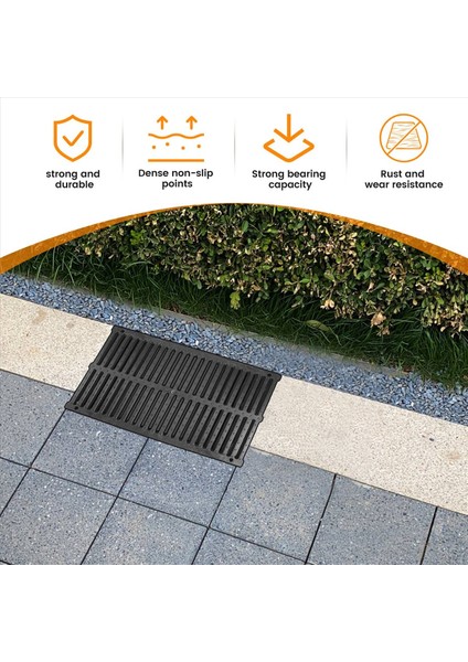 Kanalizasyon Kapağı Yağmur Suyu Irası Trenç Kapağı Reçine Reçinesi Kapak Drenaj Hendek Kompozit Lavabo Dikdörtgen Rögar Kapağı 1 (Yurt Dışından) indirimleri