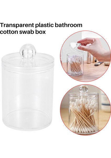 Qtıp Tutucu Dispenser Pamuk Topu Pamuklu Swab Eczacı Kavanozu Banyo Teneke Kutu Depolama Organizasyonu Için Kapaklar (Yurt Dışından) fiyatları
