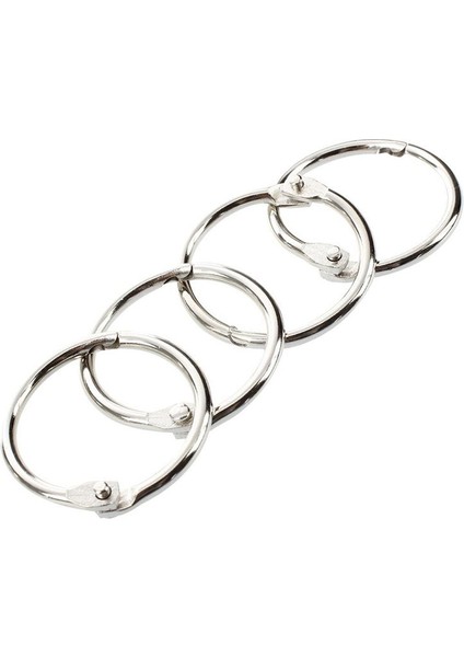 250 Pcs Zımba Kitabı Bağlayıcı 30MM Dış Çapı Gevşek Yaprak Halkası Anahtarlık (Yurt Dışından) fiyatları