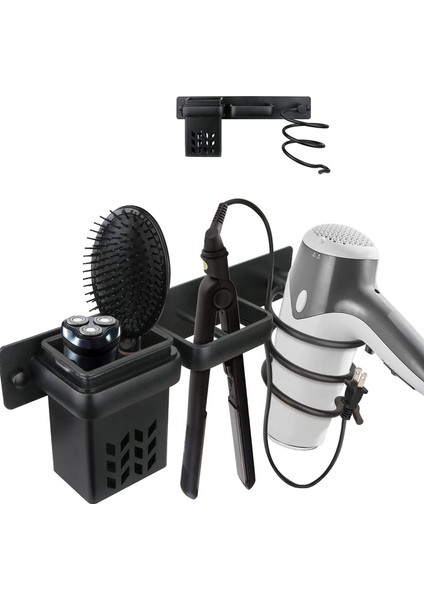 Saç Kurutucu Organizatör Rafı Banyo Saç Kurutma Makinesi ve Düz Tutucu Duvara Monte Raflar Aksesuarlar Üfleyici Raflar (Yurt Dışından) fiyatları