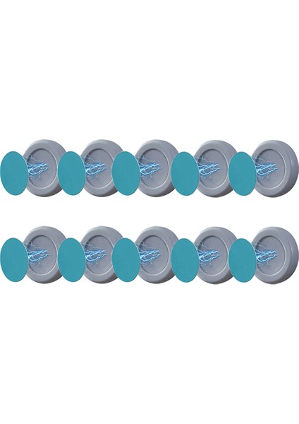 10 Set Manyetik Uzaktan Kumanda Tutucu Anti-Lost Duvar Montajı Mıknatıs Hooks Buzdolabı Sticker Depolama Tutucu Ev Dekoru Gri (Yurt Dışından)