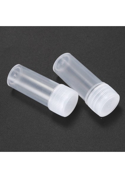 100X Plastik Örnek Şişe 5ml Test Tüpü Laboratuvar Küçük Flakon Depolama Kabı + Kapak (Yurt Dışından) fırsatları