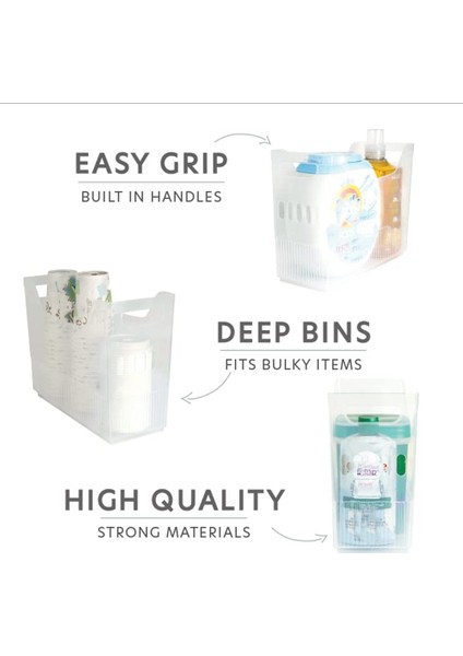 Kiler Dolap Organizatörleri ve Depolama Kutuları Mutfak ve Banyo Organizasyon Konteynırları Dondurucu Depolama Organizatörleri B (Yurt Dışından) modelleri