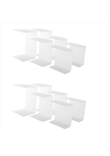 Akrilik Ekran Yükselticileri Net Dikdörtgen Ekran 12 Adet Için Rafa Taban (Yurt Dışından)