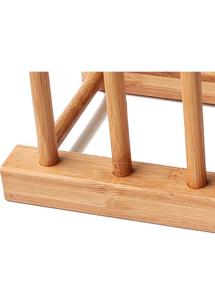 3x Bulaşık Raf Tencere Ahşap Plaka Stand Ahşap Mutfak Bardağı Ekran Tutucu Yeni (Yurt Dışından) modelleri