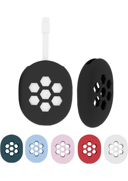 Kazanmaya Dayanıklı Silikon Kılıfı Koruyucu Kapak For-Google Chromecast-Tv 2020 Uzaktan Kılıf Siyah (Yurt Dışından)