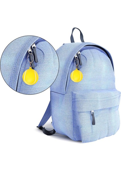 20 Paket Tenis Topu Sarı Anahtarlıklar Parti Iyilikleri Okul Karnavalı Ödülü Parti Çantası Dolguları Spor Lik Eşya (Yurt Dışından) fırsatları