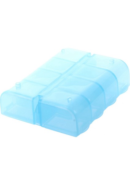 2x Plastik Dikdörtgen 8 Bölme 7 Gün Ilaç Hap Kutusu Mavi (Yurt Dışından) fırsatları
