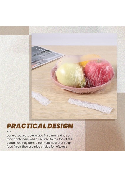 100 Adet Yeniden Kullanılabilir Gıda Taze Depolama Kapakları Elastik Berrak Kase Kapakları Aile Açık Piknik Için Plastik Kapaklar Kapakları (Yurt Dışından) modelleri
