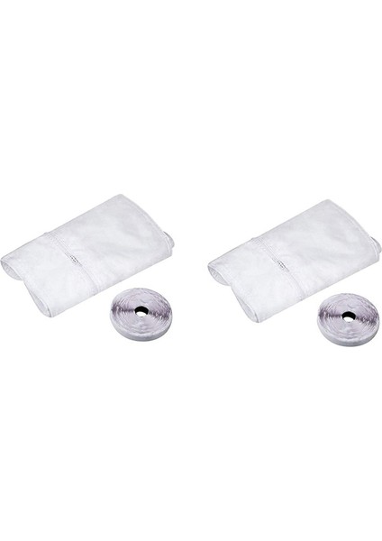 2x Klima Pencere Contası Taşınabilir Klima ve Çamaşır Kurutma Makinesi Için Pencere Contası Çalışır 400CM (Yurt Dışından)