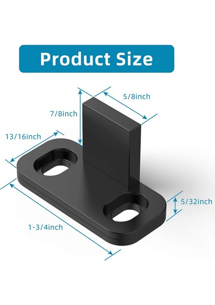 16X Sürgülü Barn Kapı Zemin Kılavuzları Dolap Kapı Kılavuzları Donanım Plastik Basit Zemin Duvarı Monte Alt Track Rehber (Yurt Dışından) fırsatları