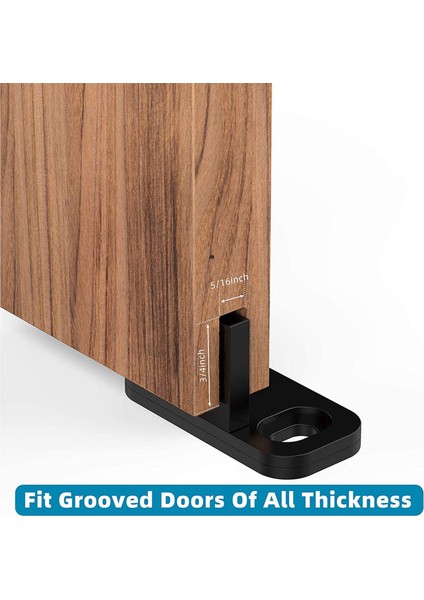 16X Sürgülü Barn Kapı Zemin Kılavuzları Dolap Kapı Kılavuzları Donanım Plastik Basit Zemin Duvarı Monte Alt Track Rehber (Yurt Dışından) indirimleri