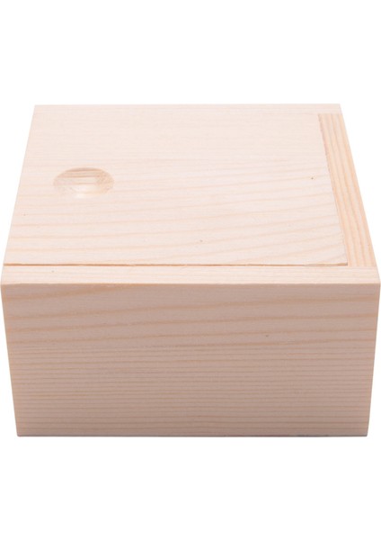4x Küçük Düz Ahşap Saklama Kutusu Kasa Mücevher Için Küçük Aletler Ahşap Rengi (Yurt Dışından) fiyatları