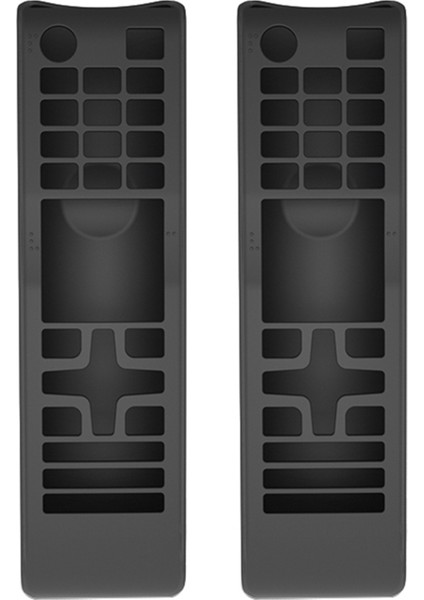 2x Silikon Kılıf Uzaktan Kumanda Koruyucu Kapak Samsung Tv BN59 AA59 Serisi Uzaktan Kumanda Siyah (Yurt Dışından)
