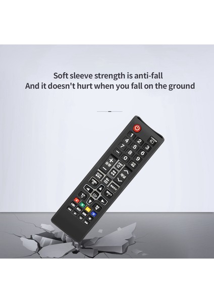 2x Silikon Kılıf Uzaktan Kumanda Koruyucu Kapak Samsung Tv BN59 AA59 Serisi Uzaktan Kumanda Siyah (Yurt Dışından) indirimleri