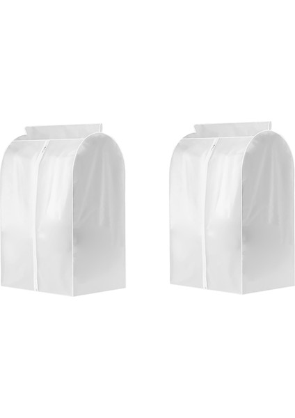 2pcs Giyim Rafı Toz Kapağı Giysileri Asılı Çanta Kapalı Giysiler Rafı Zemin Askı Kapağı Gardırop Kapağı B (Yurt Dışından)
