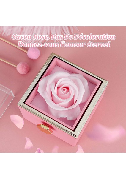 Ebedi Gül Çiçek Dönen Takı Kolye Kutusu Sevgililer Günü Karısı Kız Arkadaşına Yıldönümü Düğün (Yurt Dışından) fiyatları