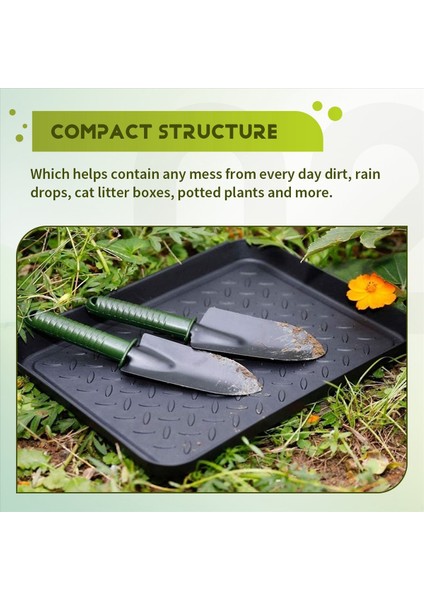 3pcs Boot Tepsisi Ağır Hizmet Ayakkabı Mat Tepsileri Depolama Tepsisi Köpek Kasesi Veya Kedi Kasesi Paspasları Tuzak Çamurunu Korumak Için Tuzak Çamur 13 7X10 8 Inç (Yurt Dışından) indirimleri