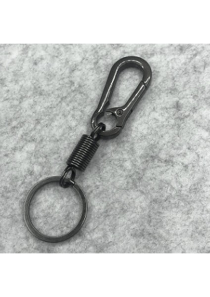 3x Sağlam Karabiner Anahtar Zinciri Anahtar Yüzük Cilalı Ana Zincir Yay Ana Zinciri Iş Bel Anahtar Zinciri Siyah (Yurt Dışından) fırsatları