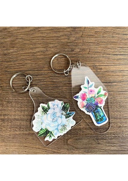 30 Set Akrilik Boş Anahtar Etiket Kiti 30 Motel Otel Şekli Akrilik Saç 30 Anahtar Yüzük ve 30 Atlama Halkası (Yurt Dışından) fırsatları