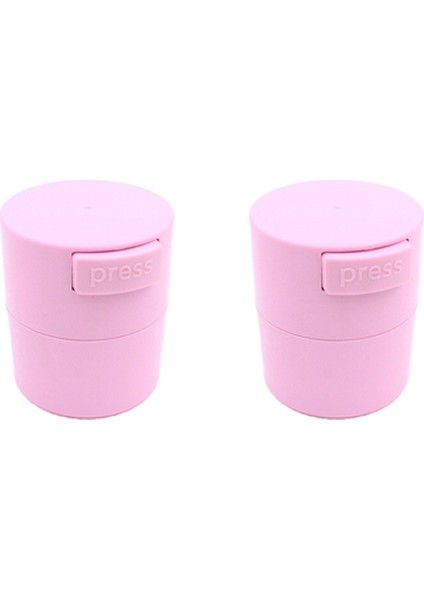 2x Kirpik Tutkal Depolama Tankı Kirpikler Uzatma Tutkal Yapıştırıcı Stand Kavan Aktif Mühürlü Kutu 4 Hücreler Konteyner Pembe (Yurt Dışından)