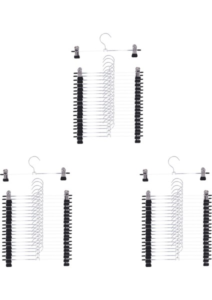 Pantolon Askıları Klipsli Klipli Askılar 60 Paket Metal Pantolon Klipsi Askılar (Yurt Dışından)