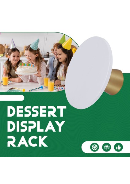 Metal Demir Kek Stand Yuvarlak Kaide Tatlı Tutucu Cupcake Ekran Rafı Dövme Tarafeti Doğum Günü Düğün Partisi 20 5X12CM (Yurt Dışından) fırsatları