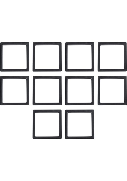 10X Kare 3D Albümler Yüzen Çerçeve Tutucu Para Kutusu Mücevher Ekran Göster Kılıfı 9X9CM (Taban Ile) (Yurt Dışından)