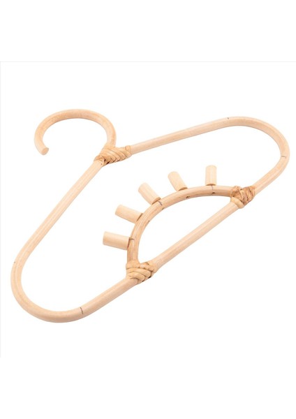 2x Rattan Giysisi Askı Çocuk Giysileri Organizatör Raf Çocuk Askı Çocuk Odası Dekorasyon Askısı Giysiler Için Güneş (Yurt Dışından) fiyatları