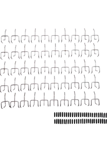 50 Pcs 2 Inç Pegboard Kancaları Duvar Raf Aracı Askı Ev Depolama Organizatör Depolama Ekran Donanım Araçları (Yurt Dışından)