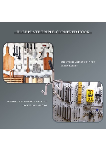 50 Pcs 2 Inç Pegboard Kancaları Duvar Raf Aracı Askı Ev Depolama Organizatör Depolama Ekran Donanım Araçları (Yurt Dışından) fırsatları