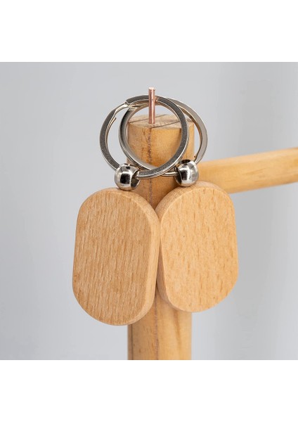 Boş Ahşap Anahtar Etiketi Dıy Ahşap Anahtar Zincirleri Anahtar Ahşap Gravür Boşluklar 20 Paket (Yurt Dışından) indirimleri