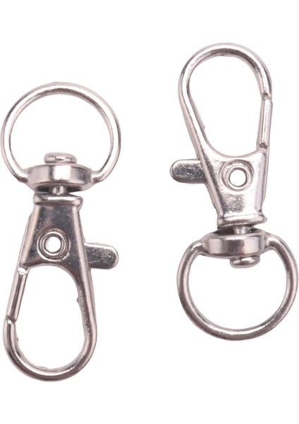 80PCS Metal Istakoz Tetikleme Döner Tokat Kanca Klips Klips Takı Yapım Sanat El Sanatları Anahtar Yüzük Anahtarlık 35MM (Yurt Dışından) modelleri