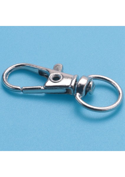 80PCS Metal Istakoz Tetikleme Döner Tokat Kanca Klips Klips Takı Yapım Sanat El Sanatları Anahtar Yüzük Anahtarlık 35MM (Yurt Dışından) indirimleri