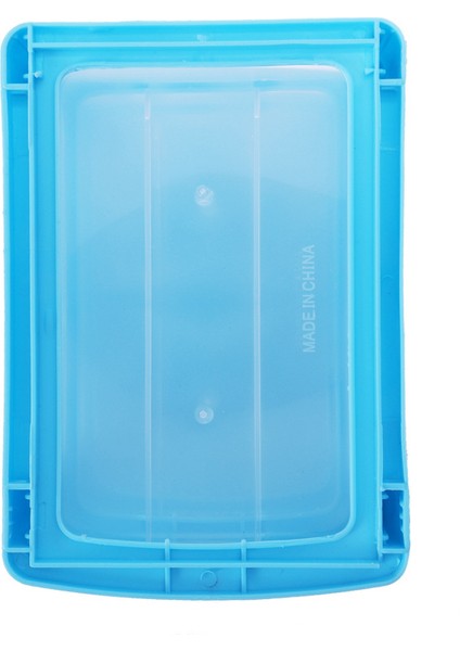 2x Mini Yarı Saydam Çekmece Tipi Plastik Saklama Kutusu （mavi 3 Katmanlar） (Yurt Dışından) fırsatları