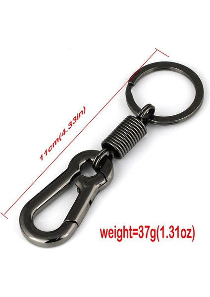 10X Sağlam Karabiner Anahtar Zinciri Anahtar Yüzük Cilalı Ana Zincir Yay Ana Zinciri Iş Bel Anahtar Zinciri Gümüş (Yurt Dışından) fiyatları