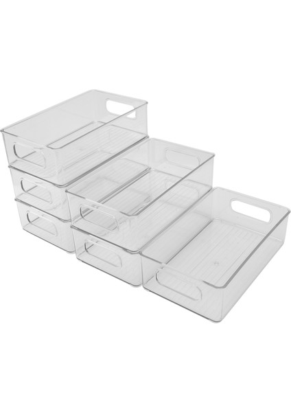 18 Adet Buzdolabı Organizatör Kutuları Istiflenebilir Buzdolabı Organizatörleri Kesme Kolları Berrak Plastik Kiler Gıda Depolama Rafı (Yurt Dışından) fiyatları