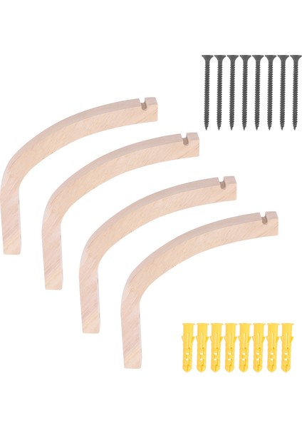 Bitki Askısı Kapalı Bitkiler Için Duvar Ekicileri Ahşap Duvara Monte Edilmiş Bitki Kancaları Fenerler Için Sepet Kancaları 4 Adet (Yurt Dışından) fiyatları