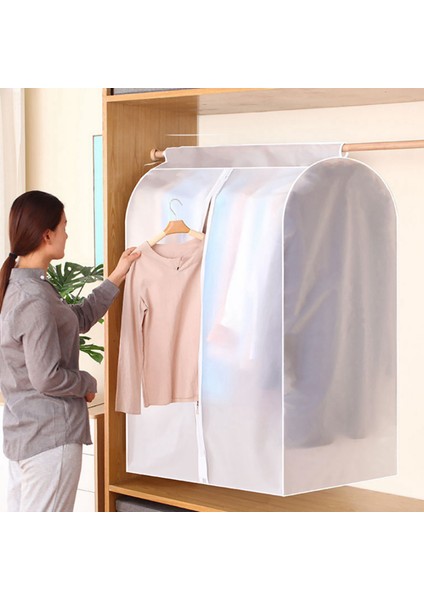 2pcs Giyim Rafı Toz Kapağı Giysileri Asılı Çanta Kapalı Giysiler Rafı Zemin Askı Kapağı Gardırop Kapağı B (Yurt Dışından) fırsatları