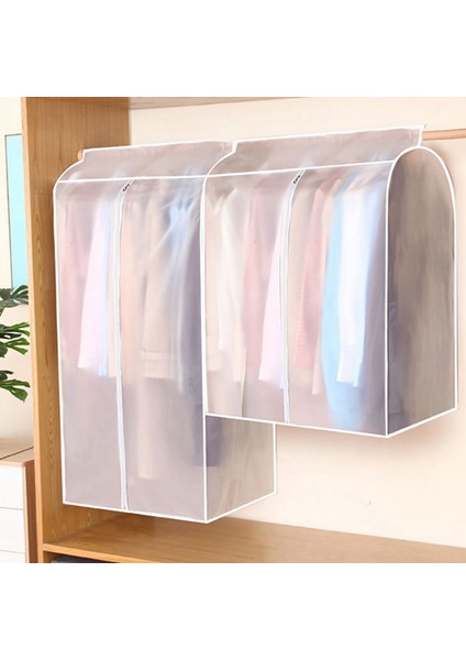 2pcs Giyim Rafı Toz Kapağı Giysileri Asılı Çanta Kapalı Giysiler Rafı Zemin Askı Kapağı Gardırop Kapağı B (Yurt Dışından) indirimleri