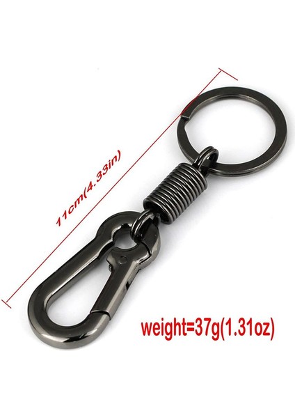 4x Sağlam Karabiner Anahtar Zinciri Anahtar Yüzük Cilalı Anahtar Zinciri Yay Tren Iş Bel Anahtar Zinciri Gümüş (Yurt Dışından) indirimleri