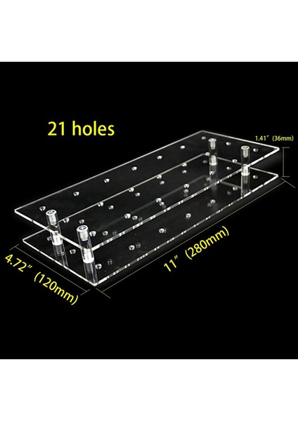 4 Paket 21 Delikli Akrilik Lolipop Sahibi Düğünler Için Bebek Duşları Doğum Günü Partileri Yıldönümleri Kek Lolipop Standı (Yurt Dışından) modelleri