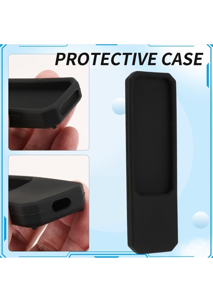 Apple-Tv 4K Remote 2021 Slip Anti-Slip Şok Geçirmez Yumuşak Kasa Uzaktan Kumanda Kasası Için Silikon Uzaktan Koruyucu Kasa Siyah (Yurt Dışından) fırsatları