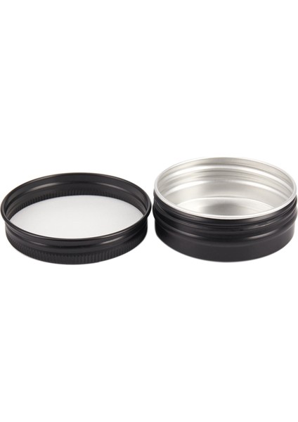 Alüminyum Teneke Kutular - 80 Paket 1oz / 30G Yuvarlak Metal Teneke Konteyner Vidalı Üst Kutular Kozmetik Örnek Konteynerler Mum Teneke (Yurt Dışından) fırsatları