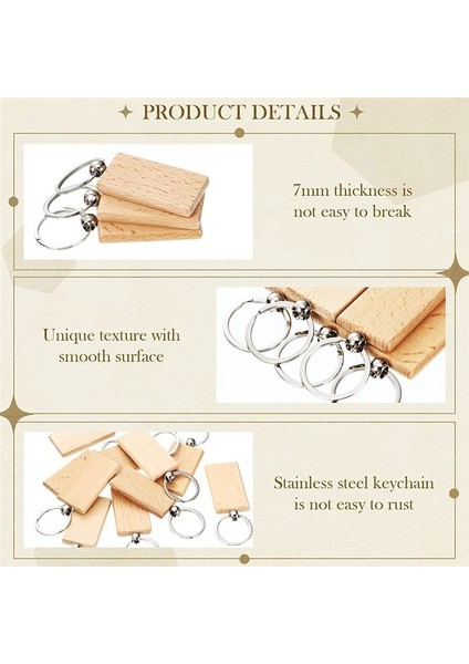 50 Adet Boş Ahşap Anahtar Etiketi Anahtar Gravür Boşluklar Bitmemiş Ahşap Anahtarlık Anahtar Halka Anahtar Etiketler Dıy El Sanatları Dikdörtgen (Yurt Dışından) modelleri