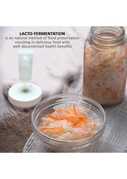 8pc Ağız Mason Kavanozları Kapaklar Havayolları ile Fermenting Havayolları Fermantasyon Kiti Geniş Ağız Mason Kavanozlarında Selikrana Yapmak Için (Yurt Dışından) fiyatları