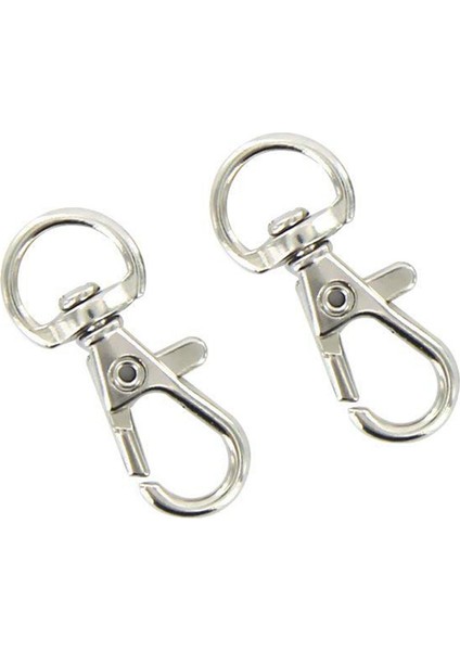 90PCS Döner Karabinerler Anahtarlık Gümüş Renk (Yurt Dışından) fırsatları