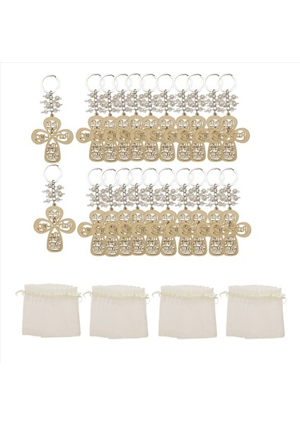 20PCS Vaftiz Lehine Anahtarlık Çapraz Ahşap Anahtar Yüzük Vaftiz Ahşap Tasarım Anahtar Yüzük Ilk Cemaat Için Çanta ile (Yurt Dışından) modelleri