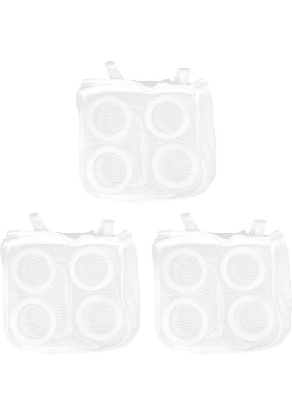 3x Asma Kuru Spor Ayakkabı Çamaşır Torbaları Ayakkabı Yıkama Makinesi Ev Depolama Organizatör Malzemeleri Dişli Eşyaları Ürün (Yurt Dışından)